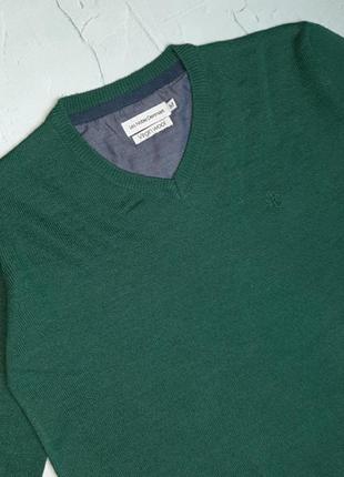 🌿1+1=3 брендовый темно-зеленый шерстяной теплый свитер joules, размер 46 - 484 фото