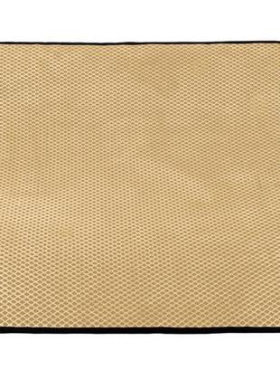 Килимок багажника (eva, бежевий) для toyota land cruiser 80