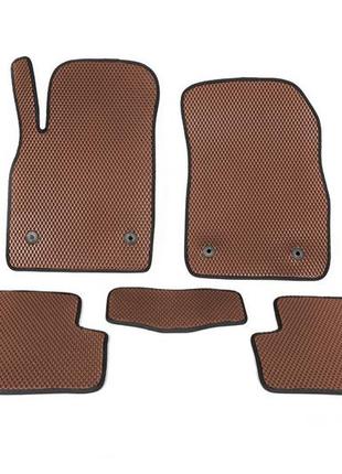 Коврики eva (коричневый) для opel astra j 2010-2024 гг