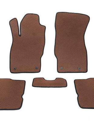 Килимки eva (коричневий) для opel corsa d 2007-2014 рр