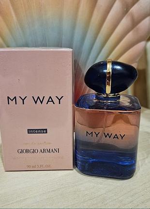 Парфумована вода giorgio armani my way intense май вей інтенс 100 мл