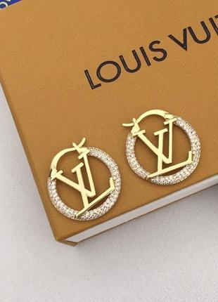 Серьги в стиле louis vuitton 4