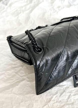Новая упакована сумка balenciaga crush из натуральной кожи7 фото