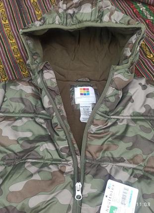 Куртка камуфляж війський принт хакі для хлопчика мілітарі піксель5 фото