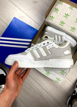 Кроссовки мужские adidas forum белые с серым5 фото