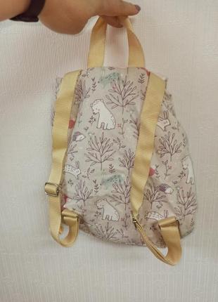 Детский рюкзак из натуральной ткани,2 фото