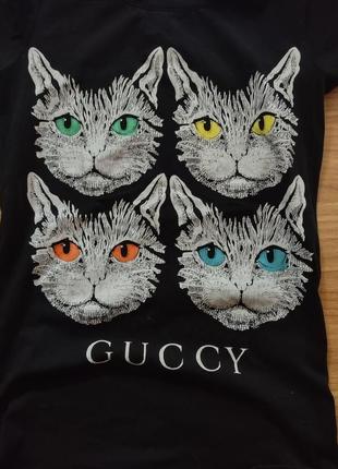 Gucci , 4 cat motif: футба, оригінальна6 фото