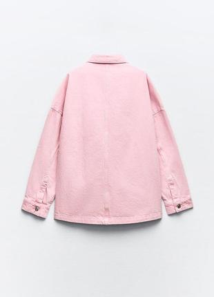 Куртка женская розовая zara new7 фото