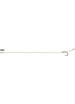 Короповий повідець dam tactix classic rig 25lb довжина 20 см гачок no6