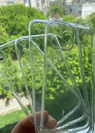 Прозорий чохол iphone 6/7/8/+/x/xs/xs max/xr/11/12/13/14 pro max силікон айфон
