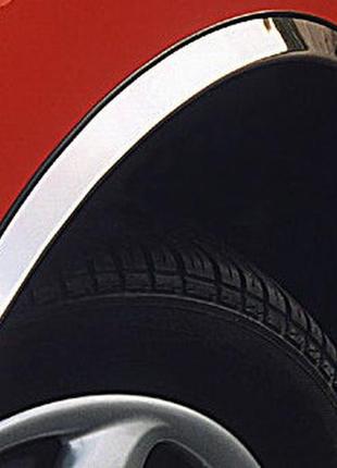 Накладки на арки (4 шт, нерж) для skoda octavia ii a5 2006-2010 гг