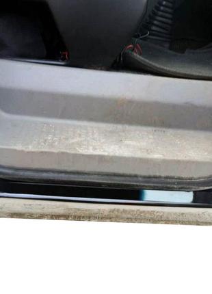 Накладки на пороги abs (2 шт) глянец для renault logan i 2005-2008 гг