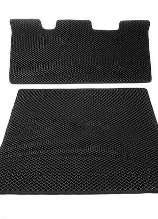 Коврик багажника 2 шт черный (eva, 7 мест) для toyota land cruiser 100