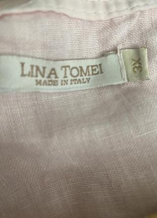 Льняна сорочка блуза льон лён італія италия7 фото