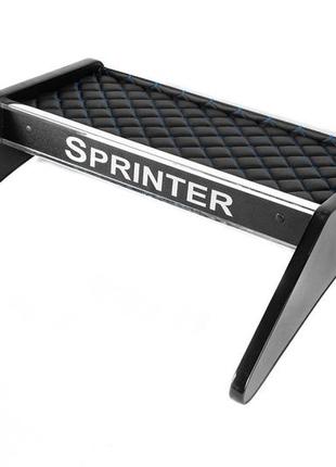 Полка на панель (eco-blue) для mercedes sprinter 2006-2018 гг