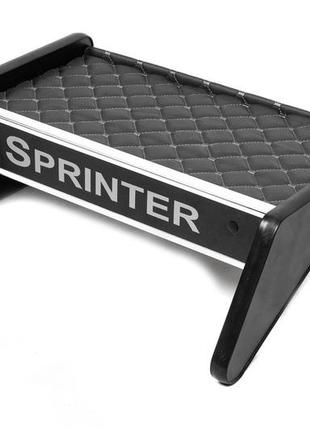 Полка на панель (1995-2000, eco-grey) tdi (на панель) для mercedes sprinter