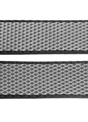 Килимки на пороги (2 шт, eva, сірі) для renault master 2011-2024 рр