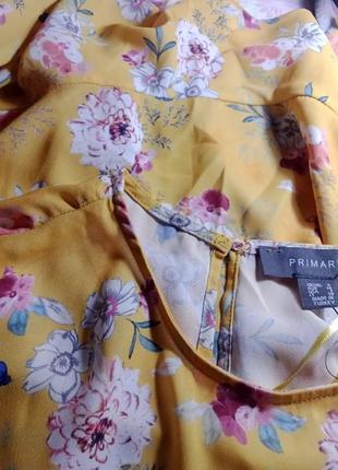 Ошатна блузка в романтичному стилі, блузка у квітковий принт, блузка з рюшами7 фото