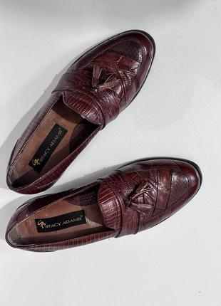 Чоловічі туфлі зі зміїної шкіри2 фото