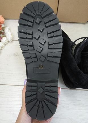 Угги зимние женские ugg australia в украине ботинки черные 601-31 (код10055)9 фото