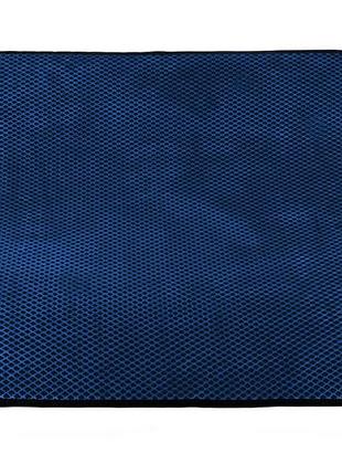 Килимок багажника (eva, синій) для toyota land cruiser 80