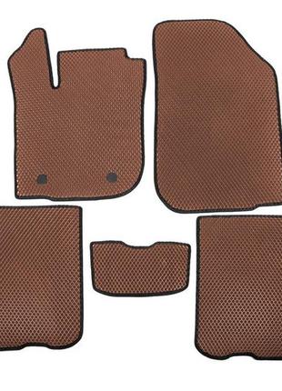 Килимки eva (коричневі) для renault sandero 2013-2022 рр
