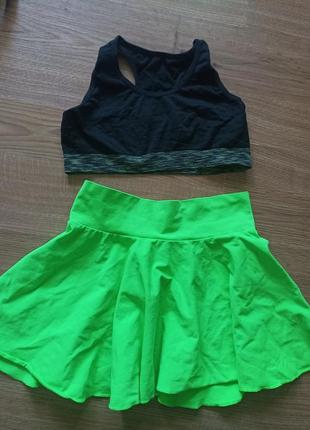 Среччева спортивна юбка топ