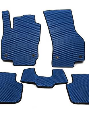 Килимки eva (синій) для skoda octavia iii a7 2013-2019рр