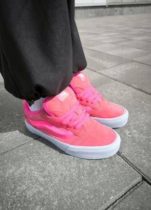 Vans knu skool acid pink6 фото