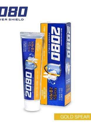 2080 power shield gold spearmint зубна паста зі смаком чистої освіжаючої м'яти1 фото