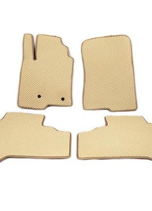 Коврики eva (бежевые) для mitsubishi pajero wagon iv