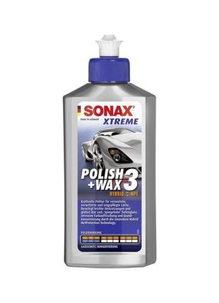 Sonax xtreme полироль с воском №3, 250 мл