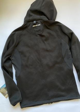 Мужская флисовая куртка ветровка soft shell софтшел amg mercedes benz9 фото