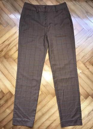 Co’couture-датские прямые брюки в клетку, р.-s