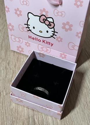 Колечко/кольцо hello kitty вместе с подарочной коробочкой и пакетом