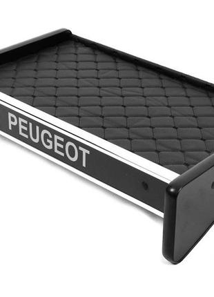 Полка на панель (eco-black) 2014-2023 для peugeot boxer 2006-2023 и 2014-2023 гг