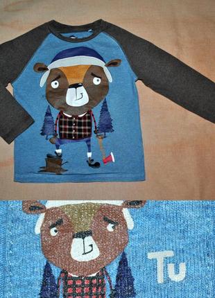 Реглан мишка елка р.98 от tu