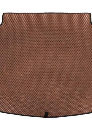 Коврик багажника sedan (eva, коричневый) для ауди a4 b8 2007-2015 гг