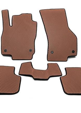Килимки eva (коричневий) для skoda octavia iii a7 2013-2019рр