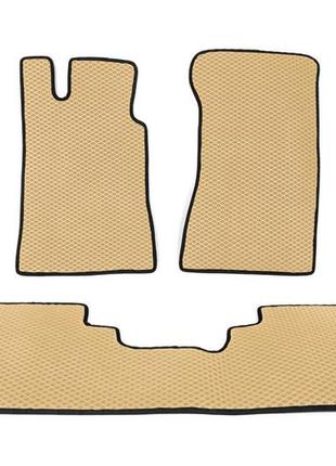 Килимки eva (бежевий) передні (2 шт) для toyota land cruiser 70