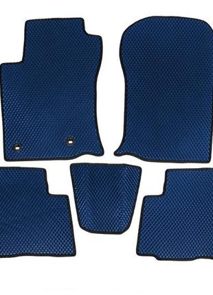Коврики eva (синие) 7 местный, 2013-2022 для toyota land cruiser prado 150