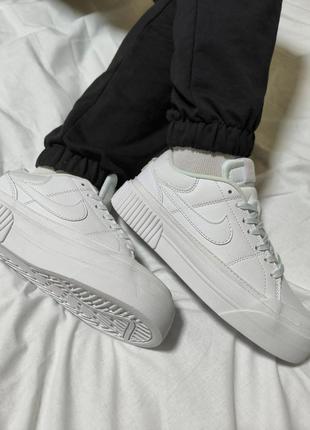 Nike court legacy lift white