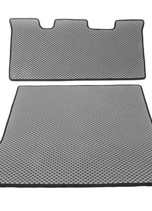 Коврик багажника 2 шт серый(eva, 7 мест) для lexus lx470
