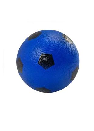 Мяч футбольный bambi fb0206 №5, резина, диаметр 19,1 см  (синий )
