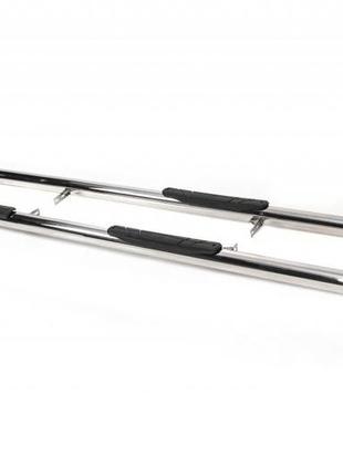 Боковые трубы bb002 (2 шт., нерж.) d70, короткая/средняя базы для mercedes vito w639 2004-2015 гг