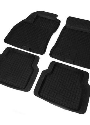 Резиновые коврики с бортом (4 шт, polytep) для fiat doblo iii 2010-2022 гг