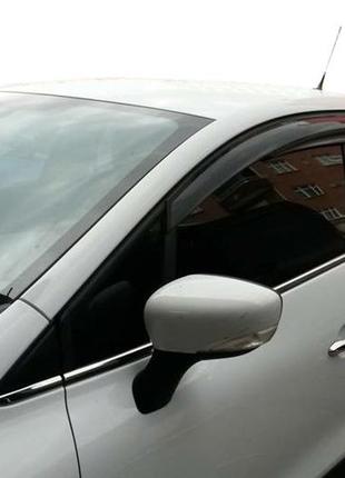 Ветровики hb (4 шт., sunplex sport) для renault clio iv 2012-2019 гг