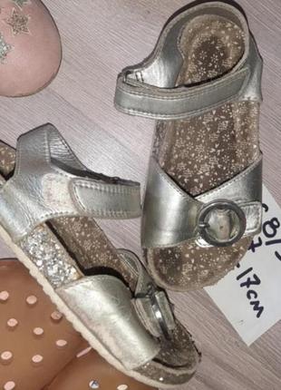 Кожаные сандалии, босоножки ортопедические детские босоножки, сандалии на девочку, розовые липучки3 фото