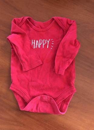Бодики, кофточка для девочки от 3-6 месяцев