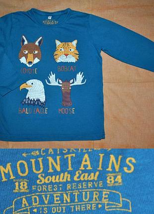 Реглан кофта от marks& spencer со зверятами р.98